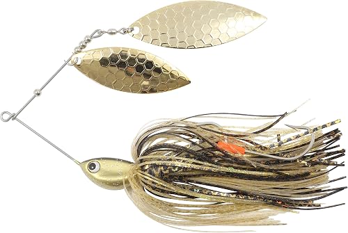 Northland Reed-Runner Magnum Spinnerbait, 3/4 oz, Gold Shiner product photo from Amazon